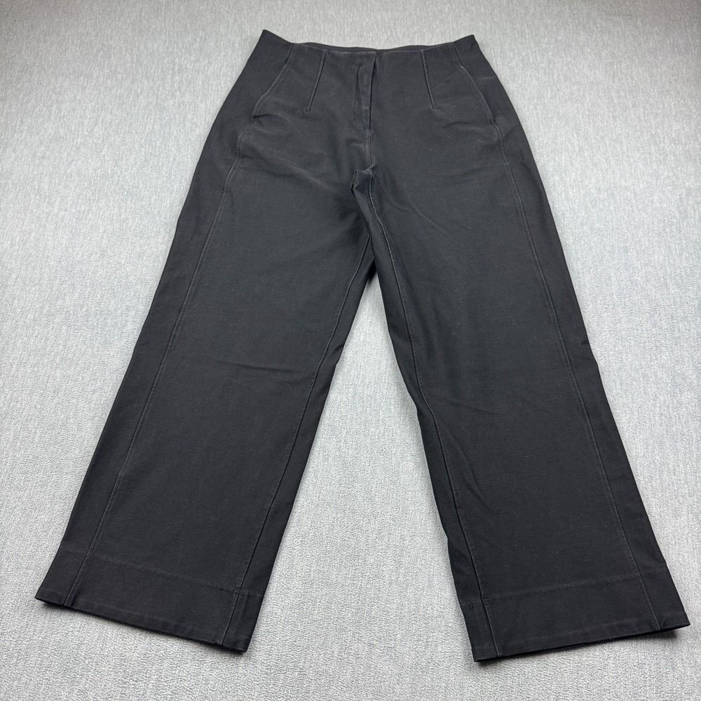 Lululemon Pants Women 6 Black Utilitech Relaxed Mid-Rise Trouser 7/8 Zip Pockets